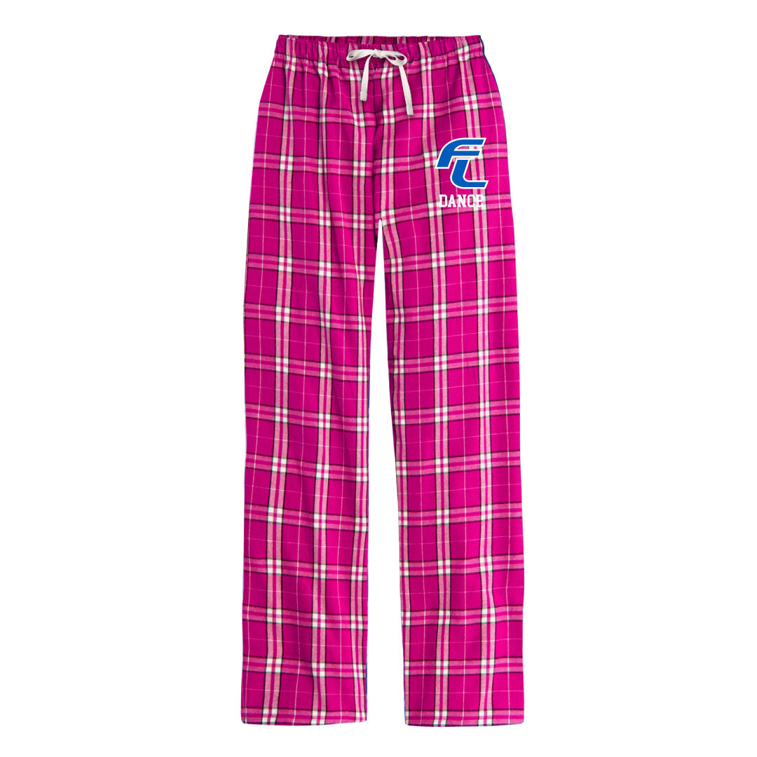 FL Dance Flannels Logowear Fairfield Ludlowe Dance PInk/White Ladies XS