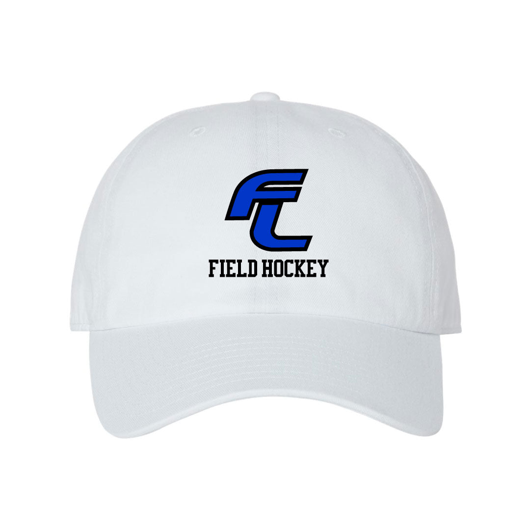 Ludlowe Field Hockey Baseball Hat Logowear Fairfield Ludlowe Field Hockey White
