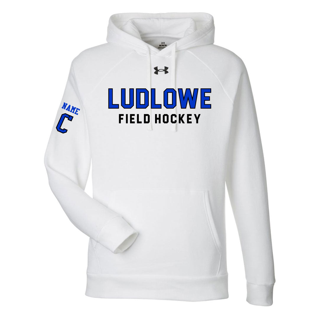 Ludlowe Field Hockey UA Hooded Sweatshirt Logowear Fairfield Ludlowe Field Hockey White Adult S