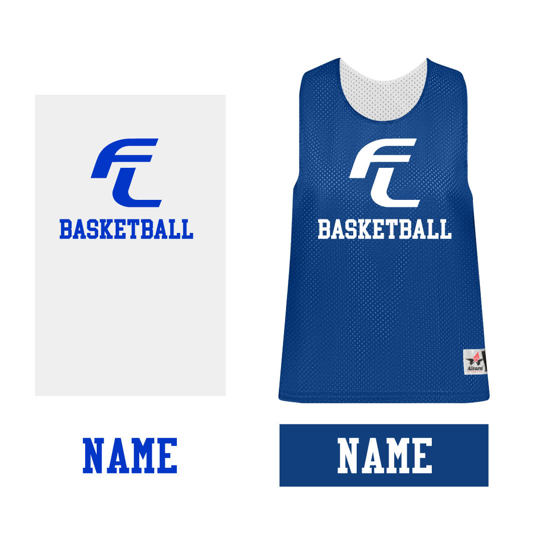 FL Girls Basketball Reversible Pinnie