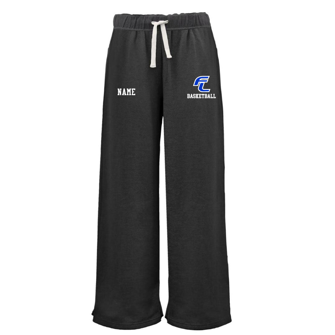FL Girls Basketball Ladies Wide Leg Sweatpants
