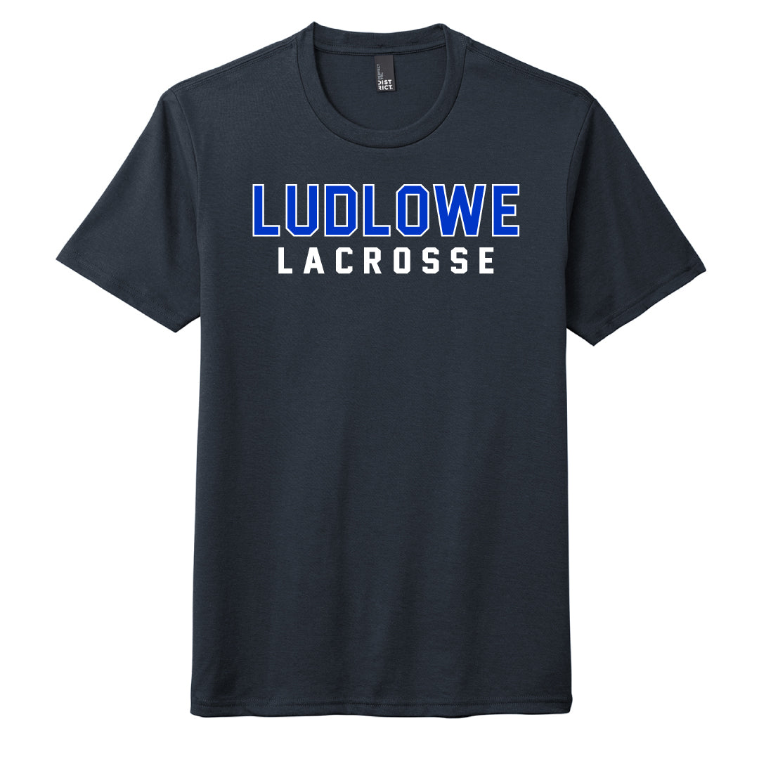 FL Girls Lacrosse Cotton Blend Tee Logowear FL Girls Lacrosse Navy Mens XS 