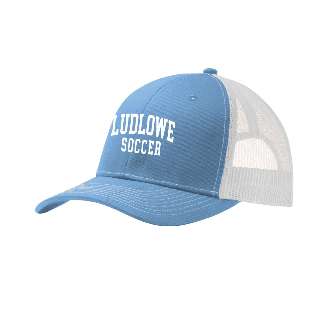 Ludlowe Girls Soccer Trucker Hat Logowear Fairfield Ludlowe Girls Soccer Columbia  
