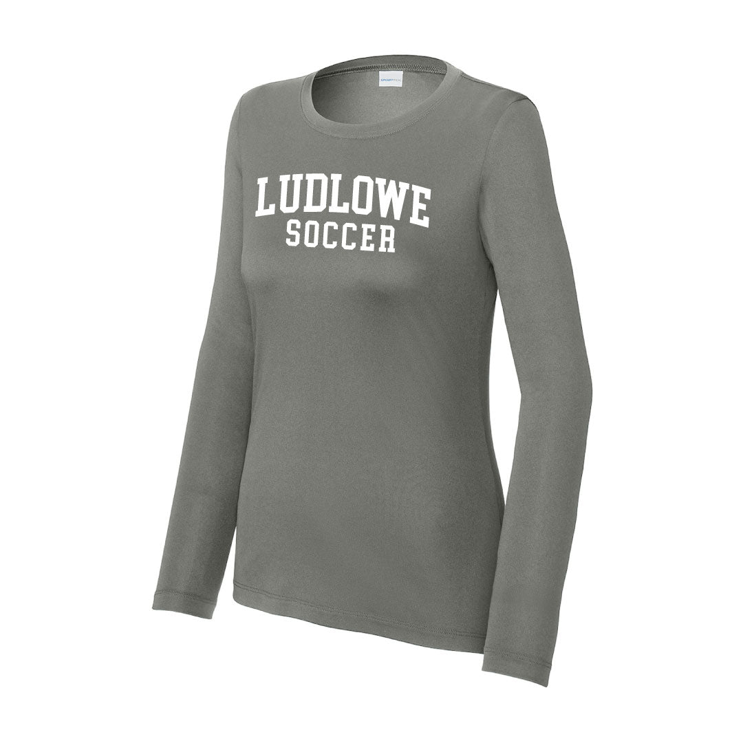 Ludlowe Girls Soccer Long Sleeve Warmup Logowear Fairfield Ludlowe Girls Soccer Ladies XS