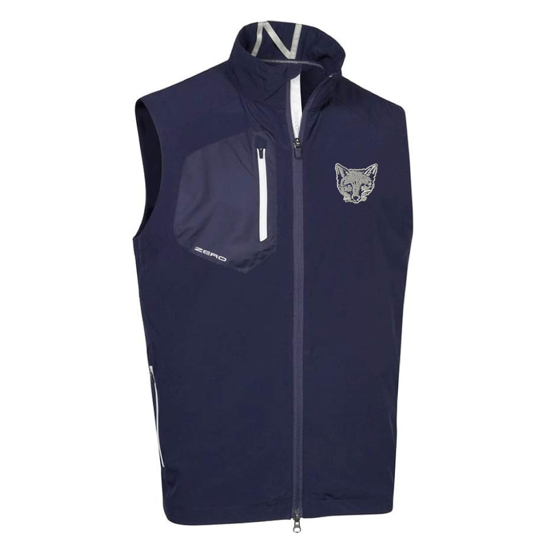 FCHC Mens Zero Restriction NAVY Light Weight Vest Logowear Fairfield County Hunt Club Mens S