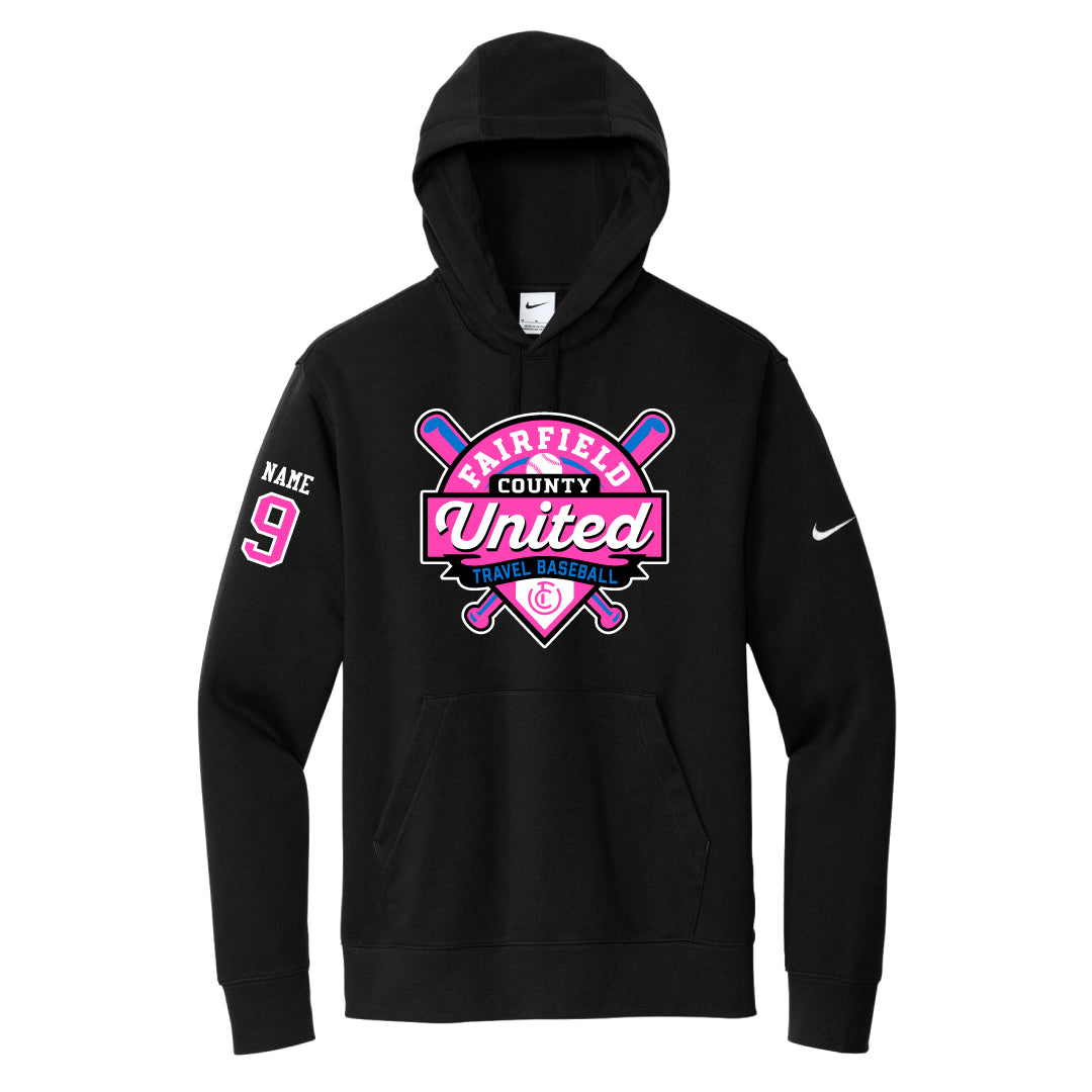FCU Travel Baseball Nike Hoodie Logowear FCU Travel Baseball Black Adult XS