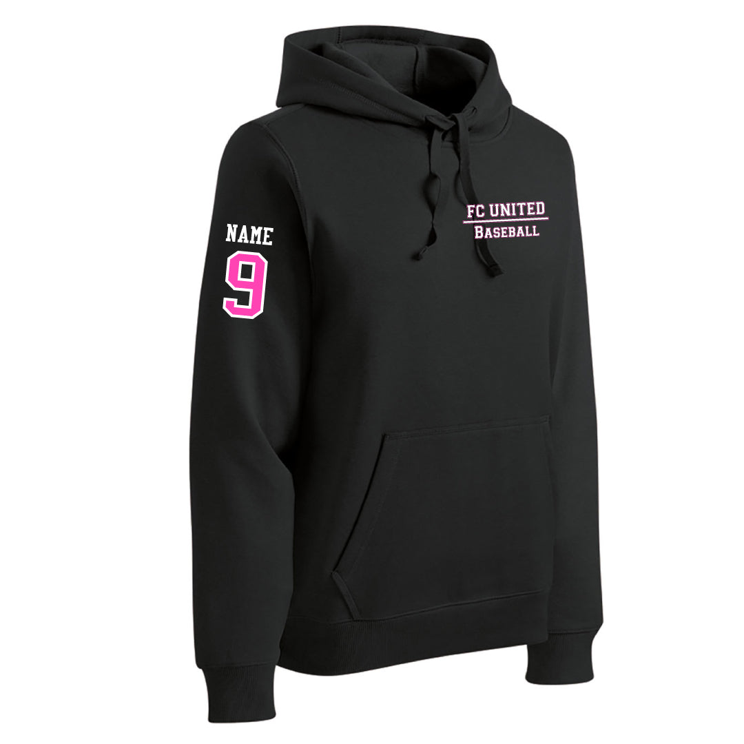 FCU Travel Baseball Hooded Sweasthirt TEXT FCU Travel Baseball Adult XS