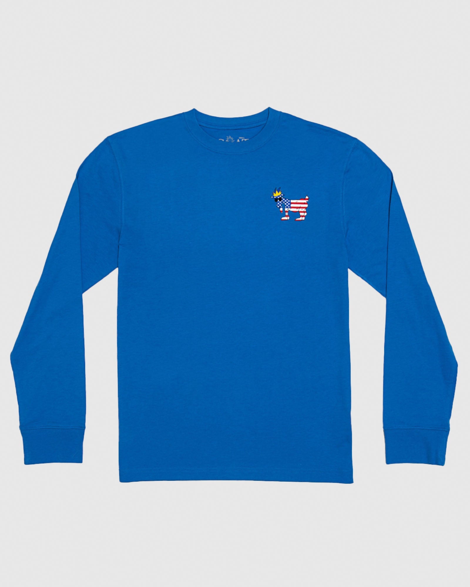 Goat USA Youth Freedom Long Sleeve T-Shirt Apparel Goat USA Royal Youth Small 