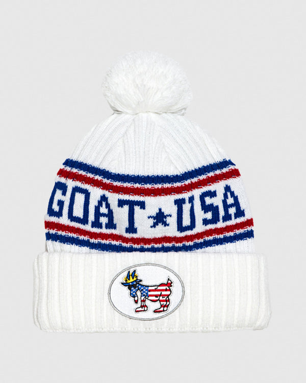 Goat USA Freedom Winter Hat Accessories Goat USA White  