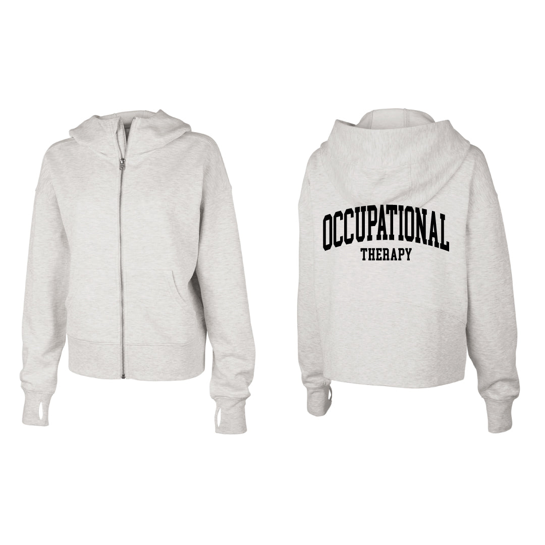 SHU OT Ladies Full Zip Hooded Sweatshirt