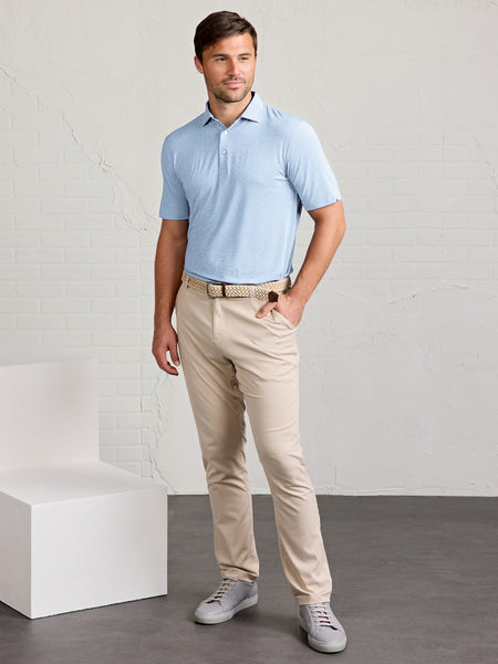 Tasc Men's Cloud Performance Polo - Tiles Apparel Tasc Blue Topaz Tiles-489 Small