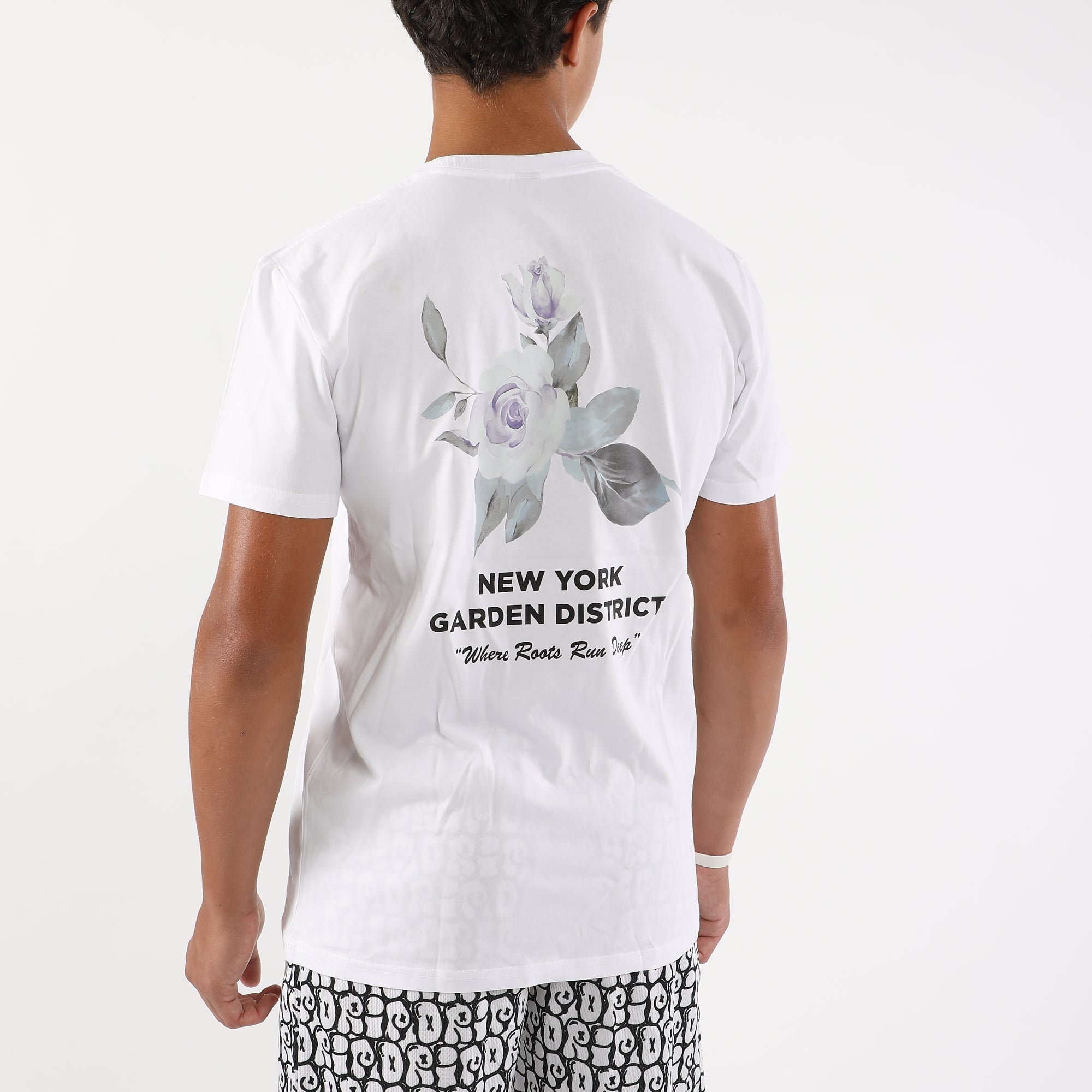 The Drip Shop Kids' Rose Garden Tee Apparel The Drip Shop White Youth Small