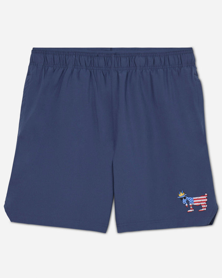 Goat USA Boys' Freedom Performance Shorts Apparel Goat USA Navy Youth Small