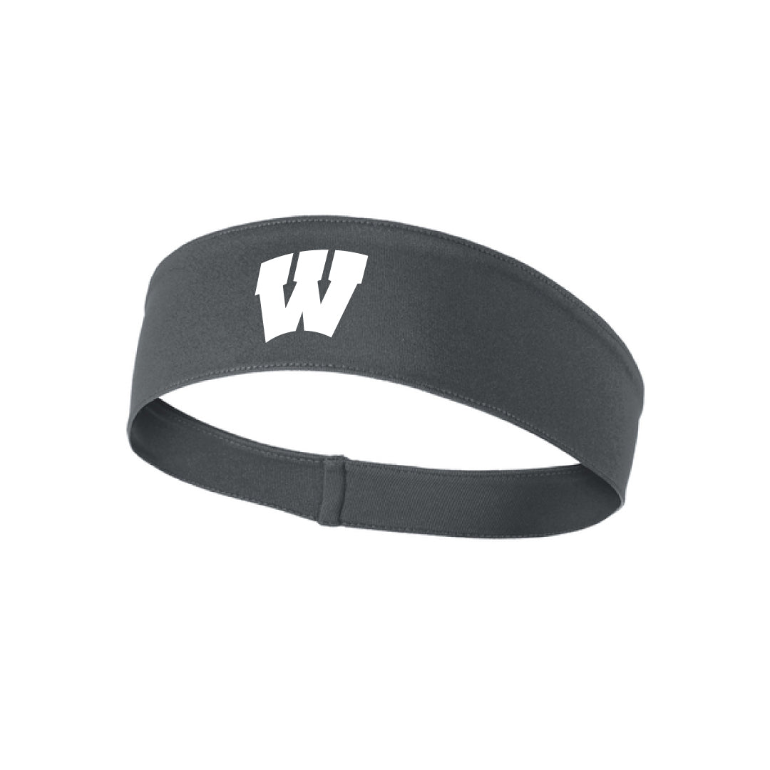 Westport Basketball Sport Wick Headband Logowear Westport Basketball Graphite