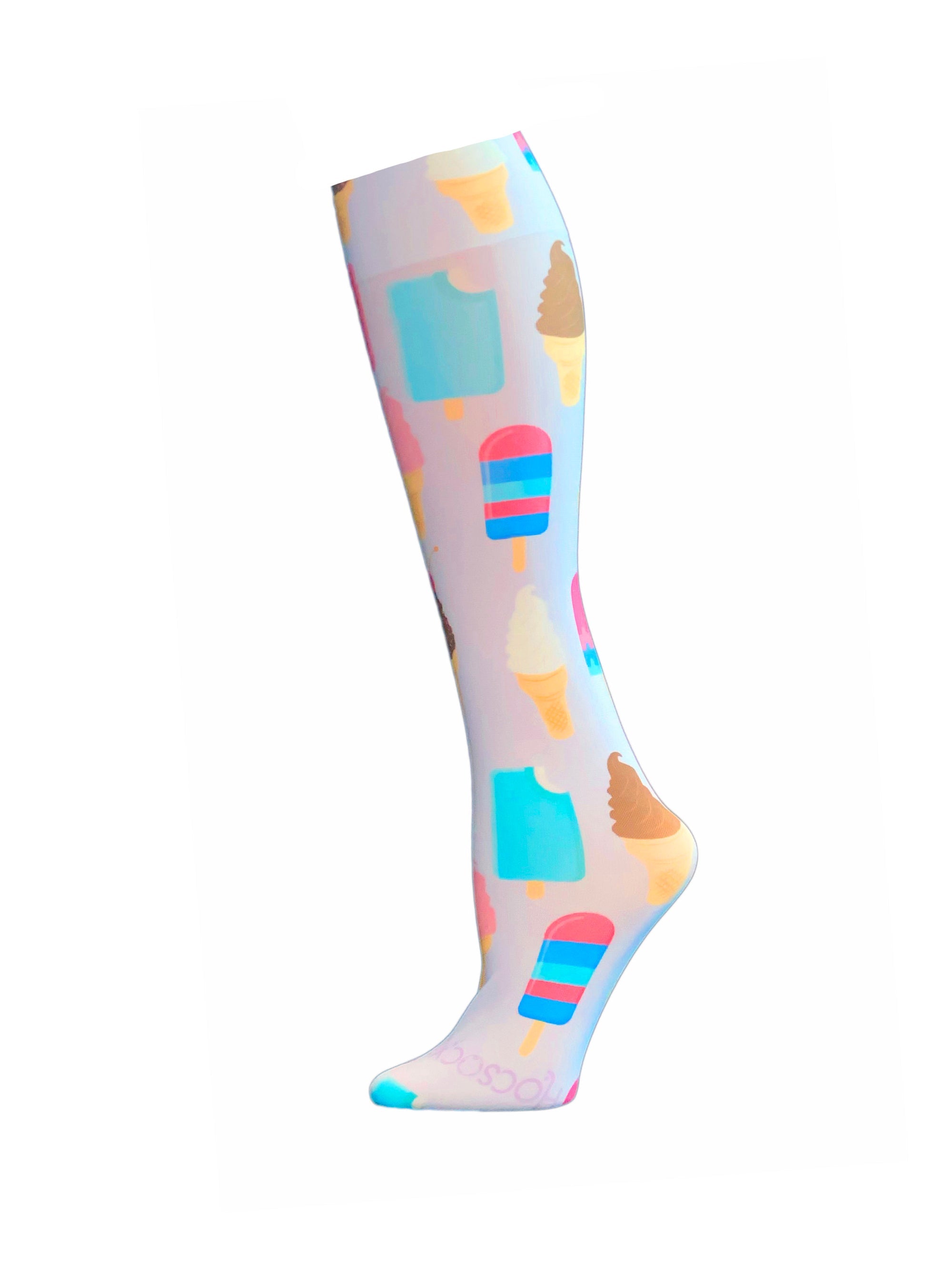 Hocsocx Liner Socks Apparel ASF Sports & Outdoors Ice Cream Cone Youth: shoe sizes 13-4
