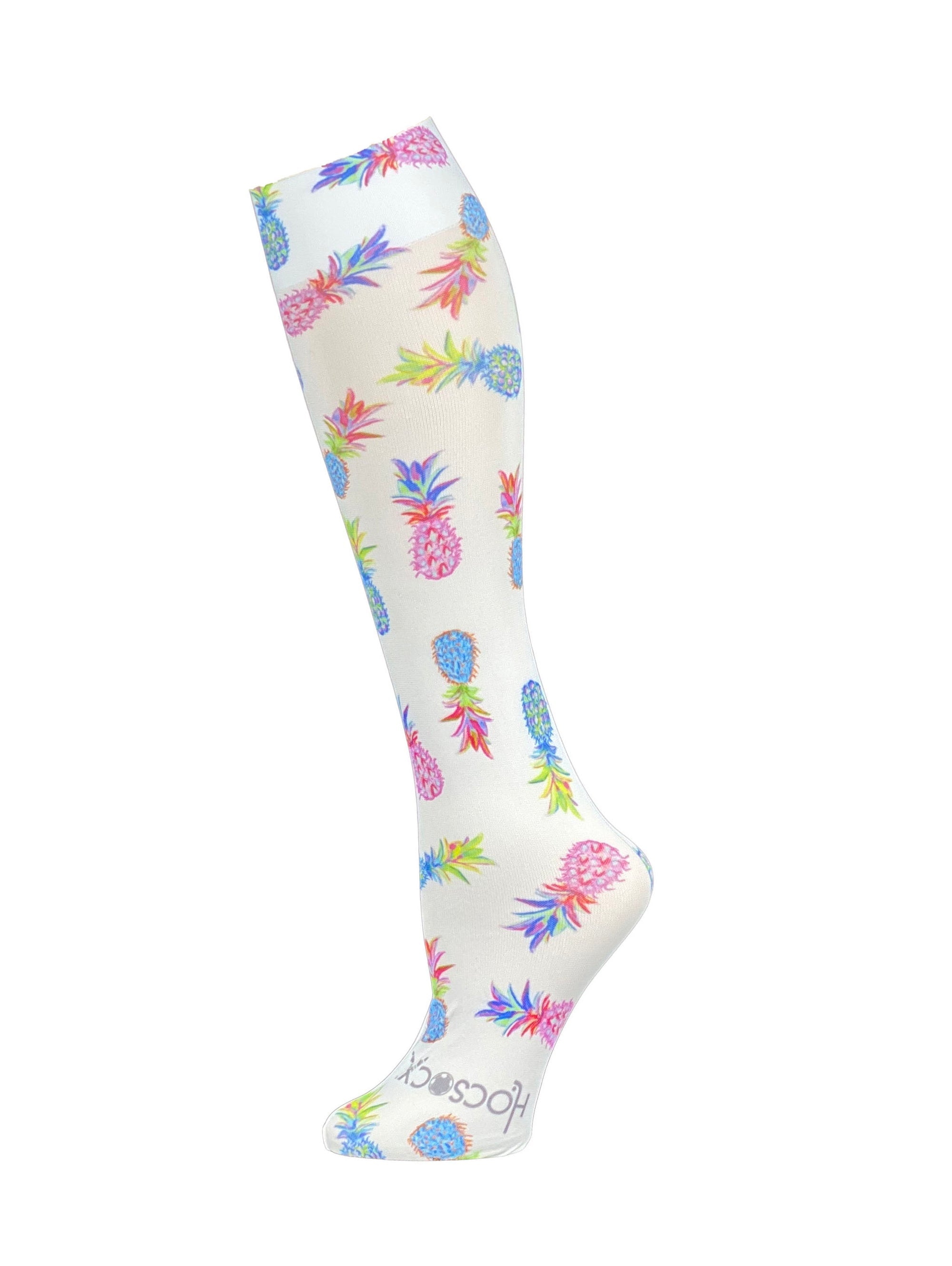 Hocsocx Liner Socks Apparel ASF Sports & Outdoors Pineapple Paradise Youth: shoe sizes 13-4
