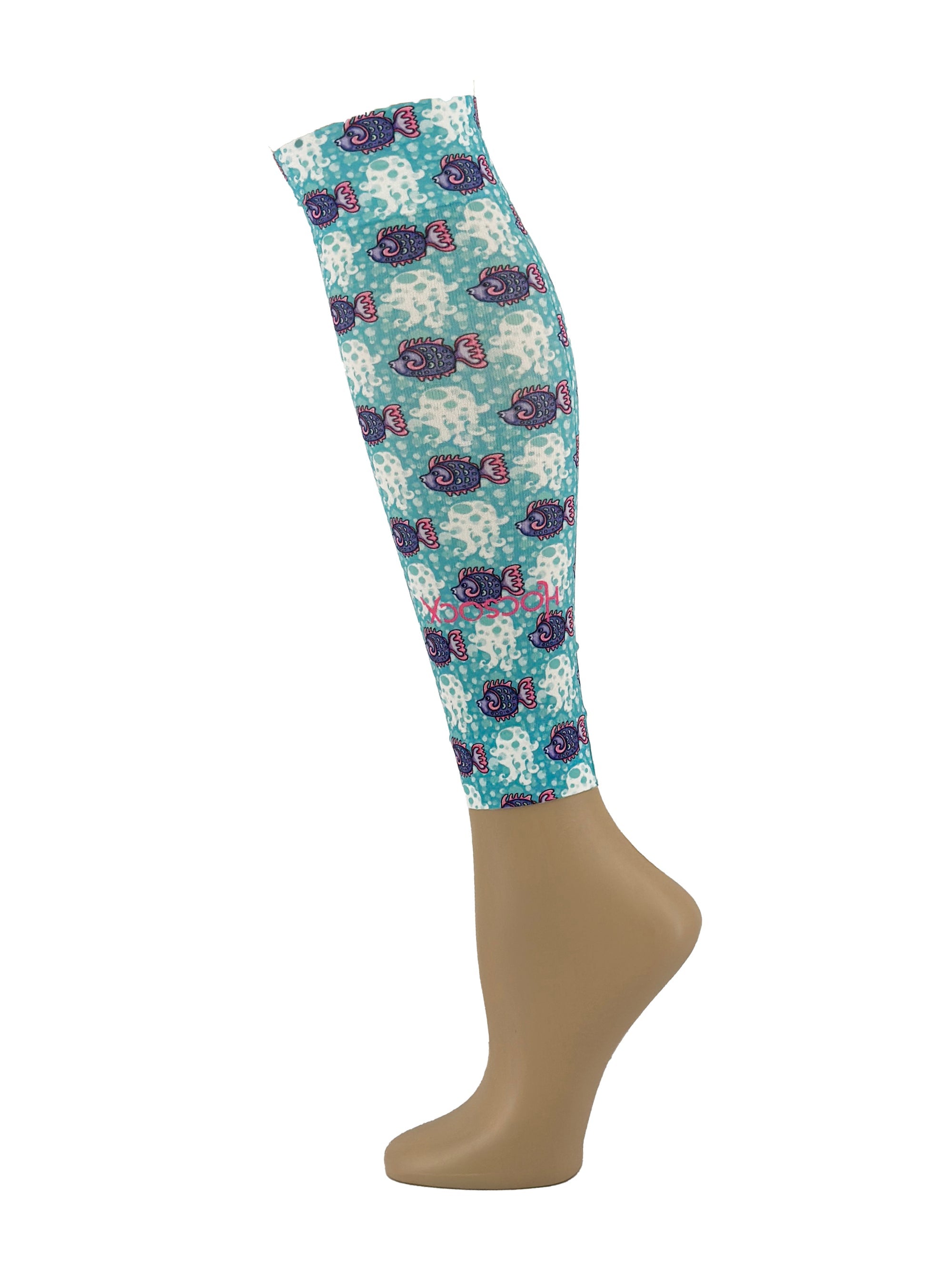 Hocsocx Footless Leg Sleeves Apparel ASF Sports & Outdoors Something Fishy 13" Adult