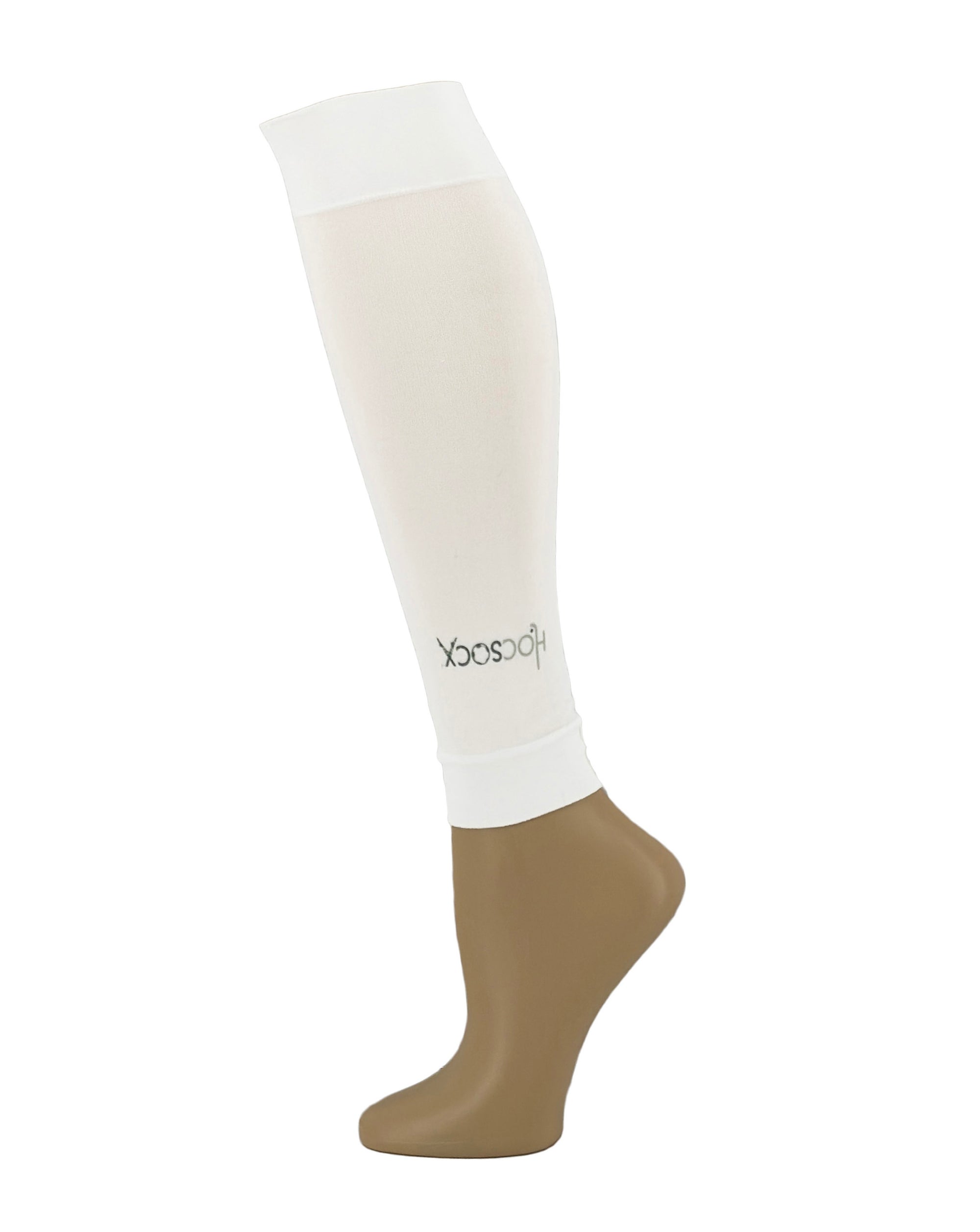 Hocsocx Footless Leg Sleeves Apparel ASF Sports & Outdoors White 13" Adult