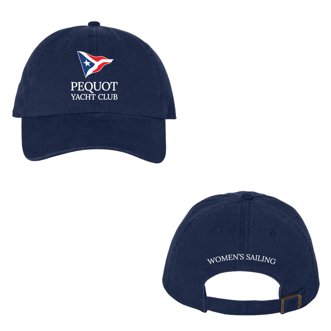 Pequot Women's Sailing Baseball Hat Logowear Pequot Women's Sailing Navy