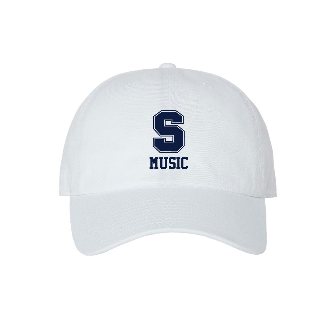 Staples Music Baseball Hat Logowear Staples Music White