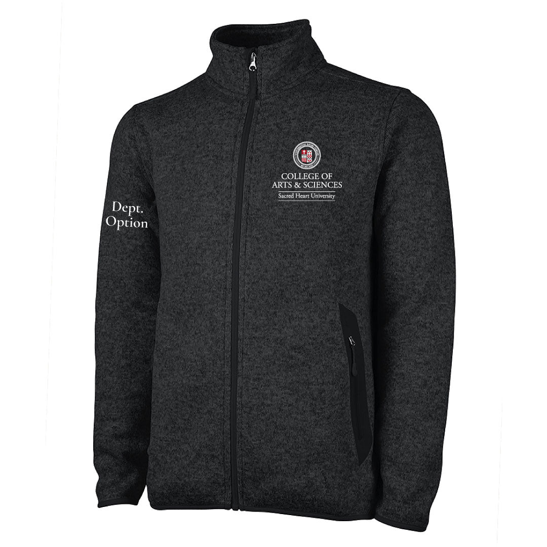 SHU College of Arts & Sciences Heathered Fleece Full Zip