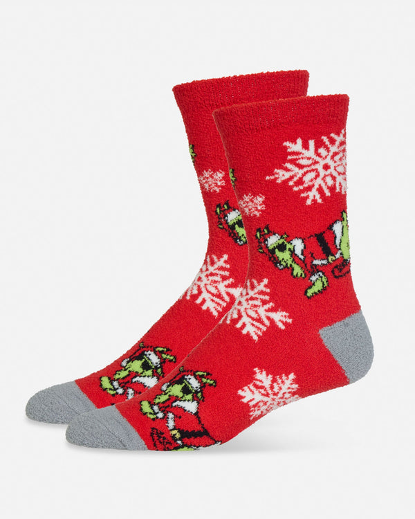 Goat USA Naughty Santa Fuzzy Socks