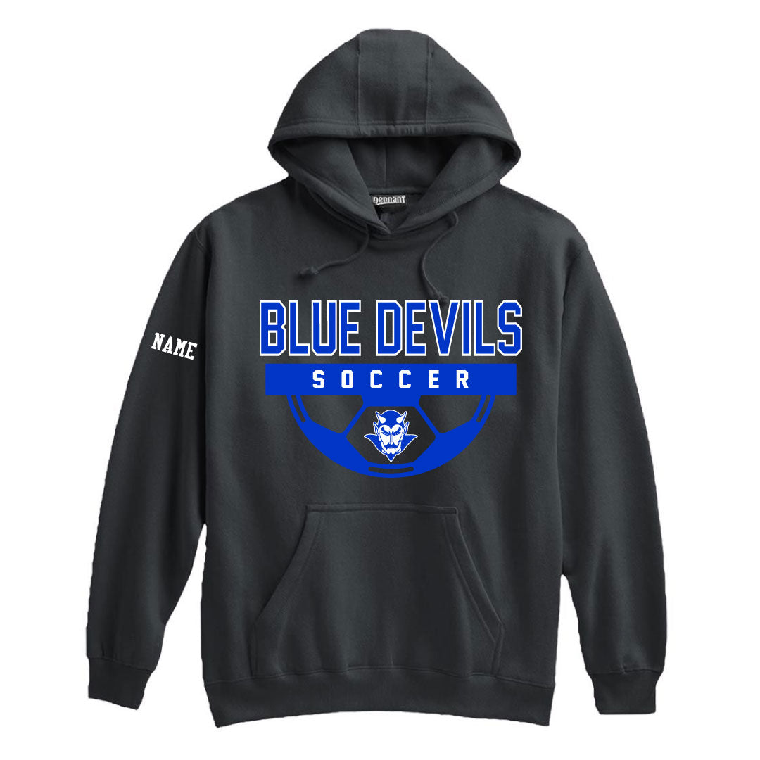 West Haven Girls Soccer Hooded Sweasthirt Logowear West Haven Girls Soccer Black Adult XS