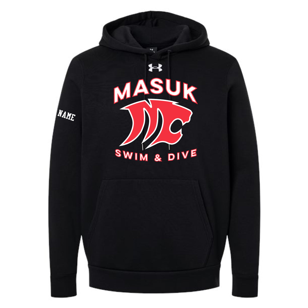 Masuk Girls Swim & Dive UA Hooded Sweatshirt