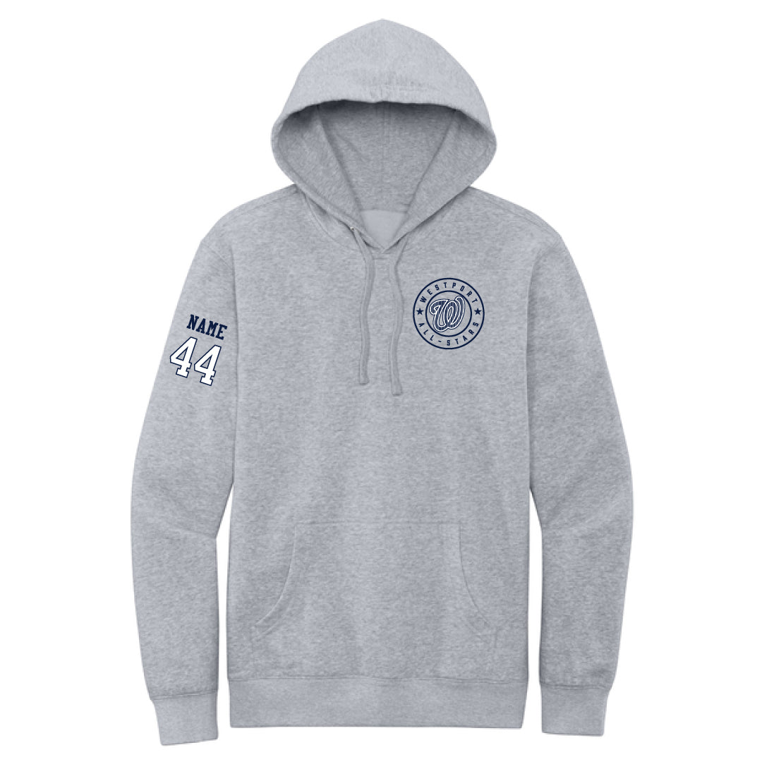 WLL District Fanwear V.I.T.™ Fleece Hoodie Logowear WLL District Fanwear Light Heather Grey Youth S