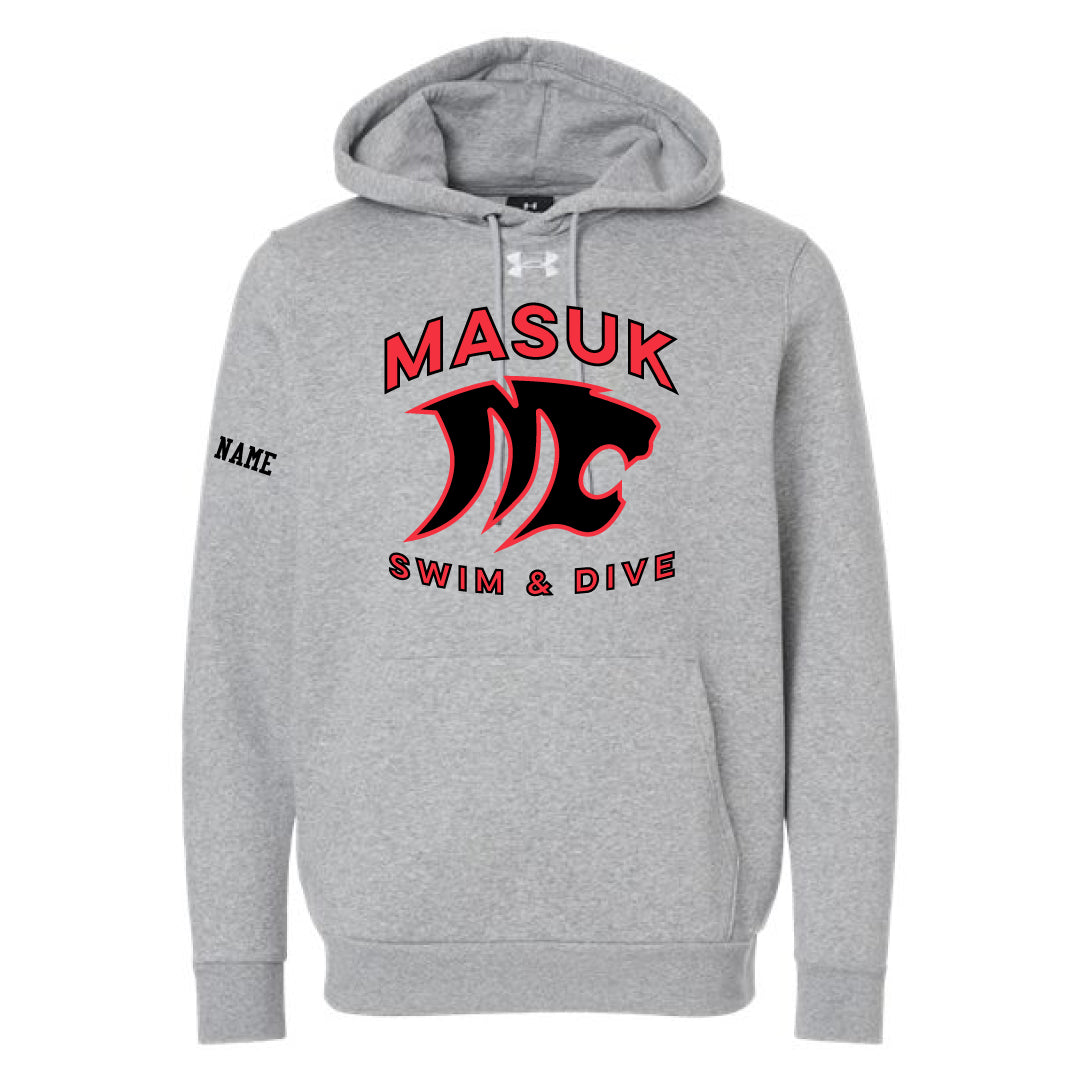 Masuk Girls Swim & Dive UA Hooded Sweatshirt