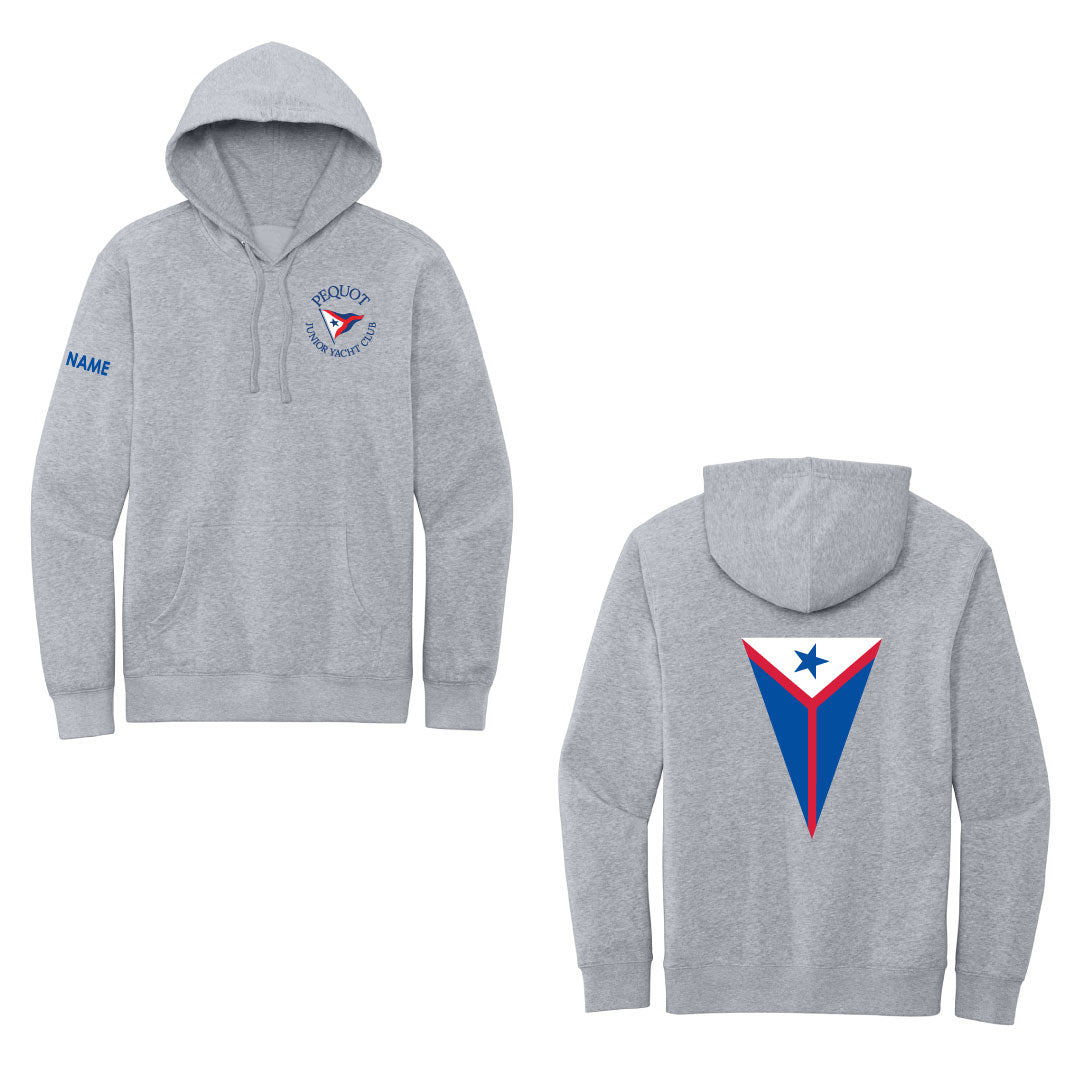 PYC Hooded Sweatshirt Logowear Pequot Yacht Club Lt Grey Adult S