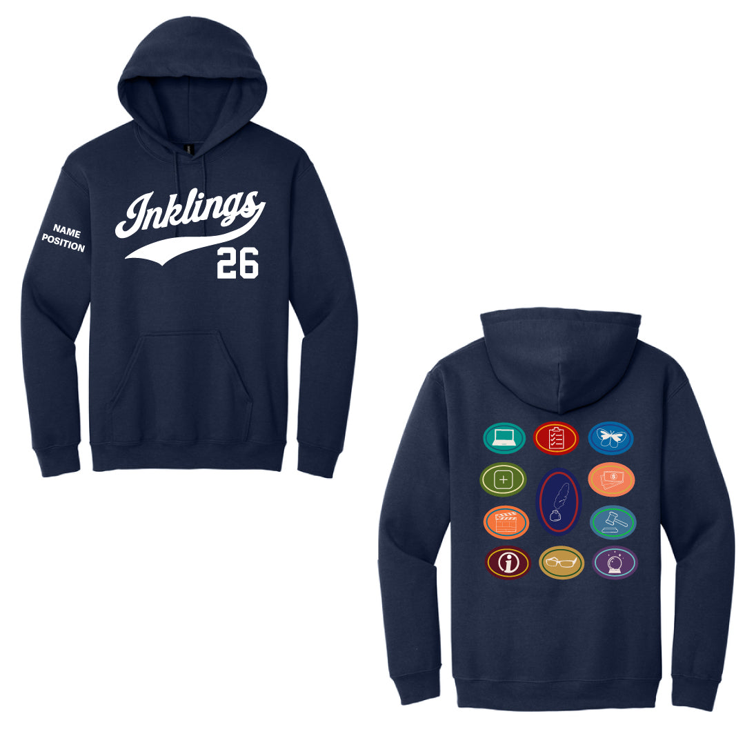 Staples Inklings Hooded Sweatshirt Logowear Staples Inklings Navy Adult S