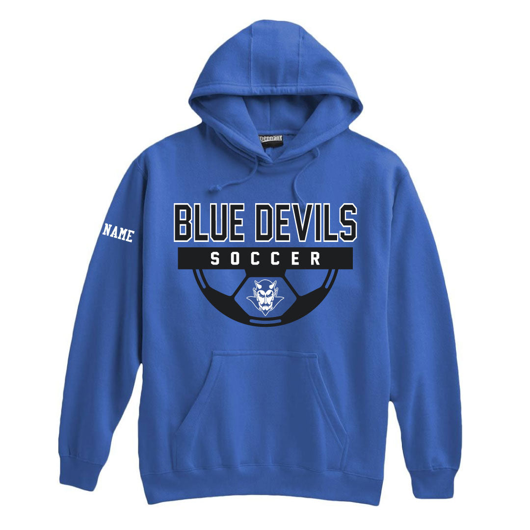 West Haven Girls Soccer Hooded Sweasthirt Logowear West Haven Girls Soccer Royal Adult XS