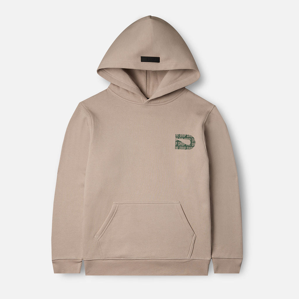 The Drip Shop Drip Icon Hoodie Apparel The Drip Shop Sand/Green Youth Small