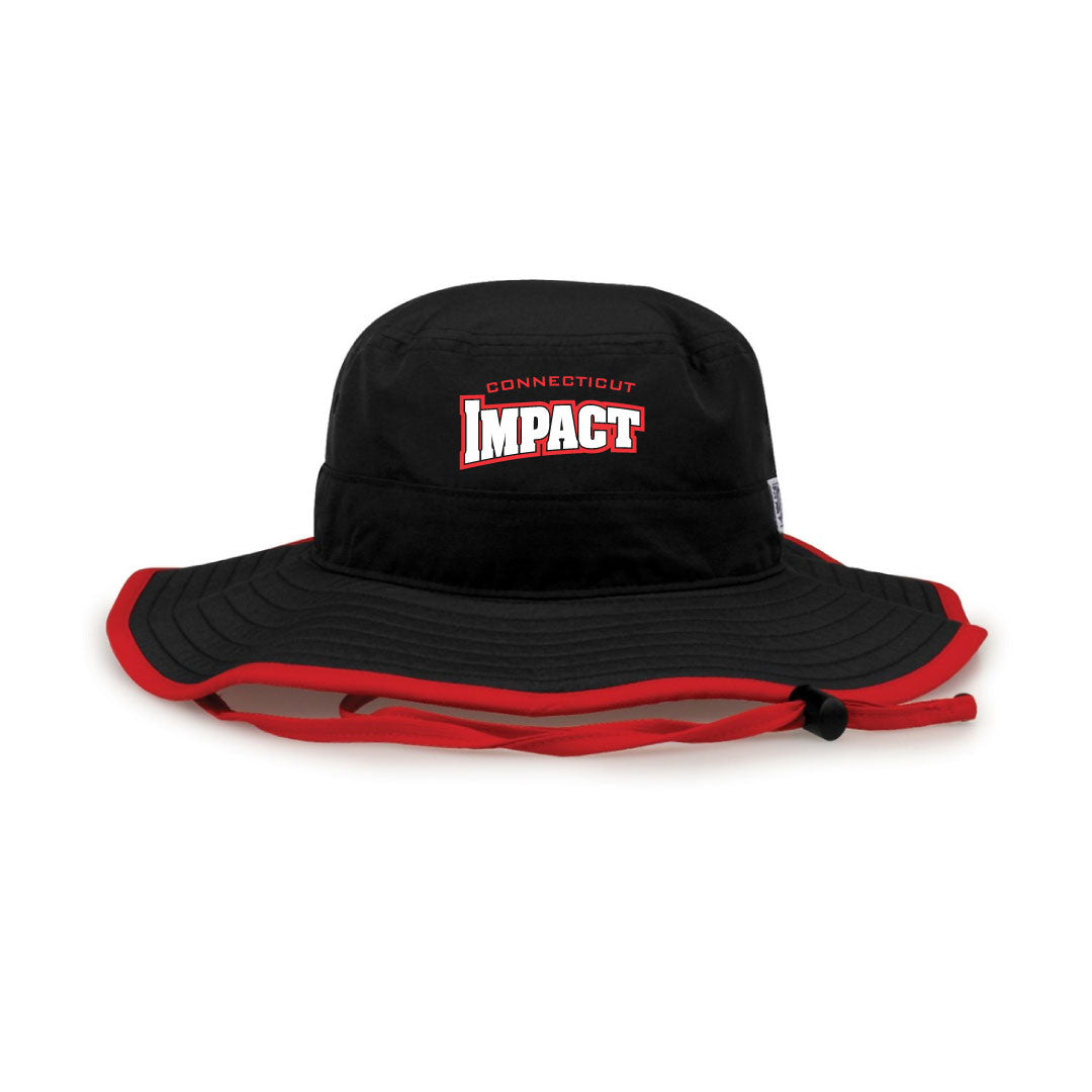 CT Impact Softball Bucket Hat Logowear CT Impact Softball Black/Red  