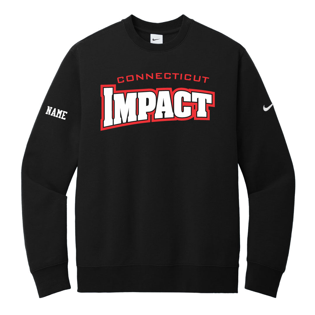 CT Impact Softball Nike Crewneck Logowear CT Impact Softball Black Adult S 