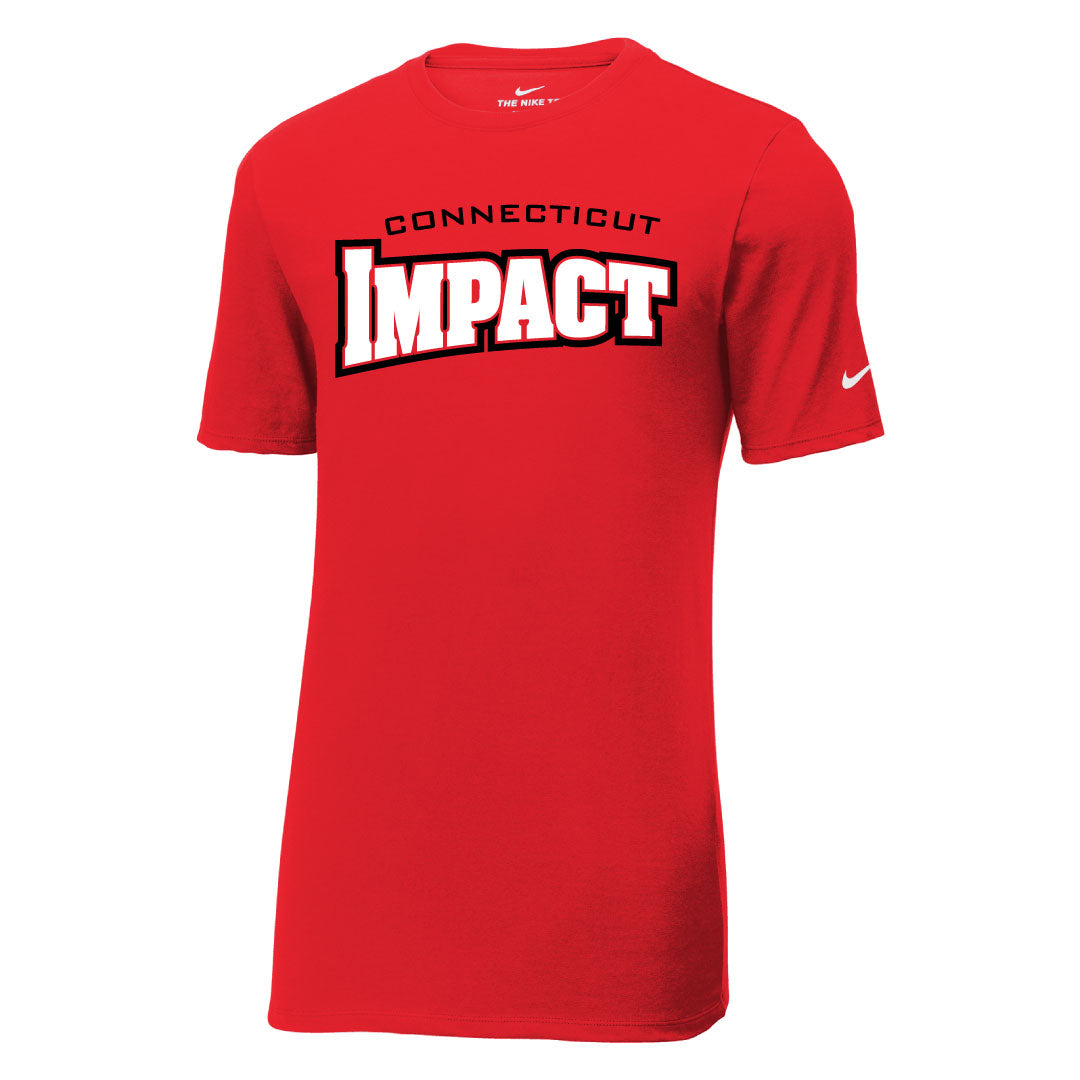 CT Impact Softball Nike Dri Fit Short Sleeve Logowear CT Impact Softball Red Adult XS 