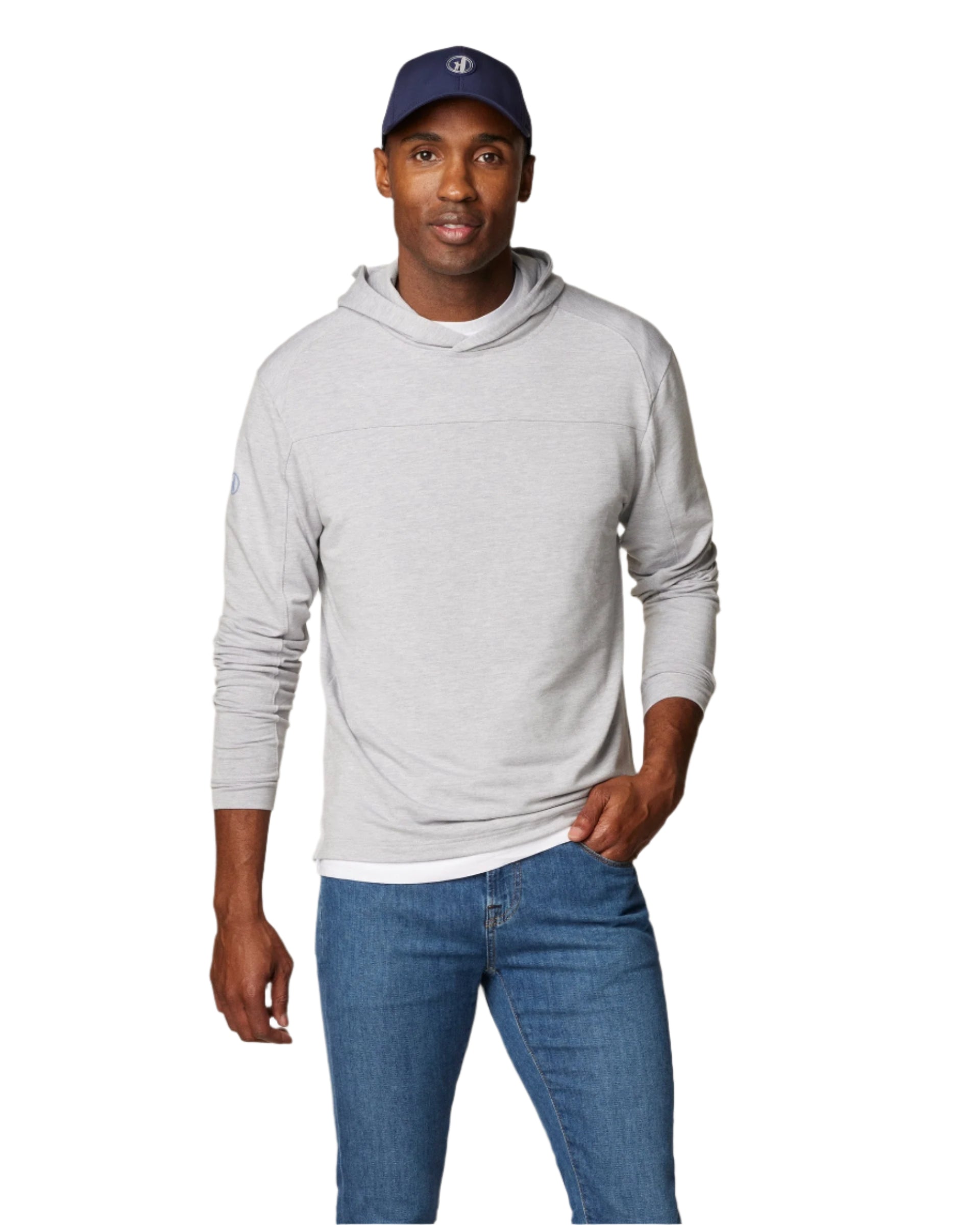 Johnnie-O Men's Remmy Lightweight Performance Hoodie Apparel Johnnie-O Seal Small