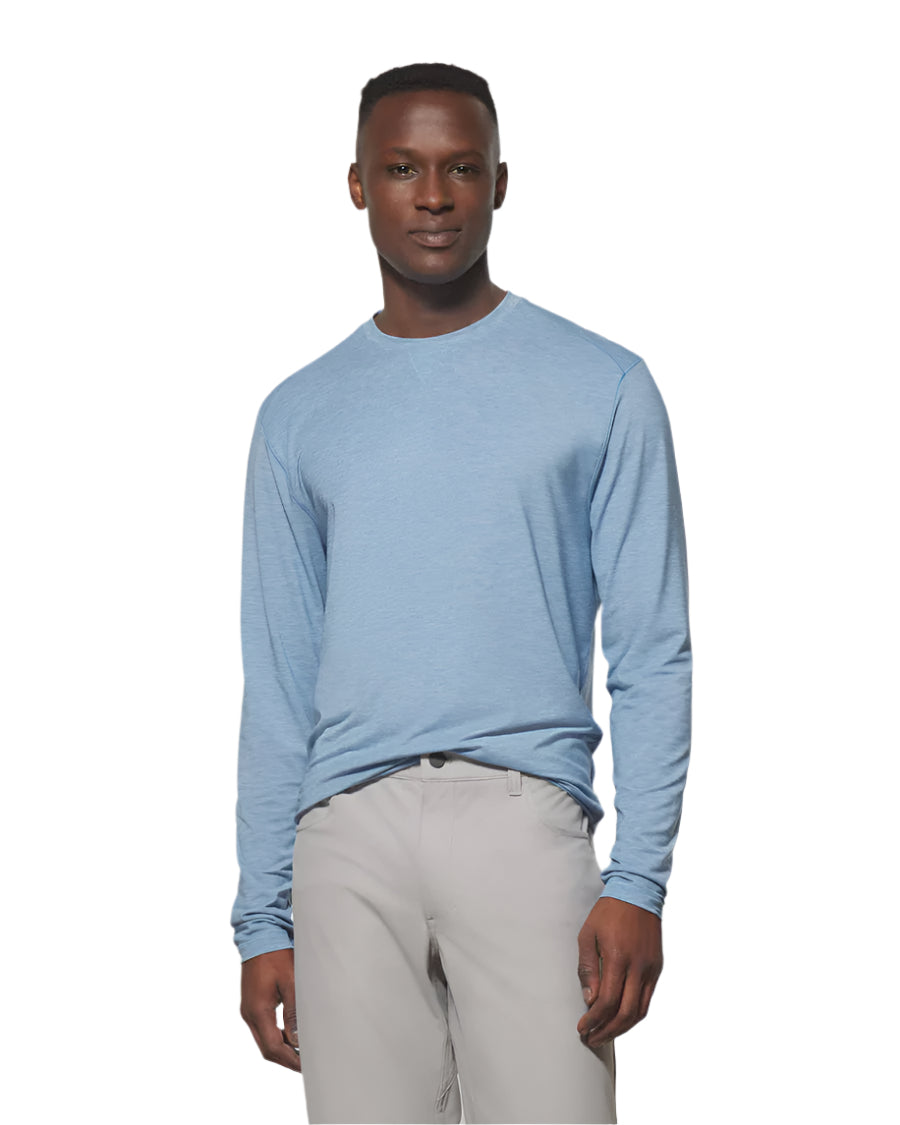 Johnnie-O Men's Course Performance Long Sleeve T-Shirt Apparel Johnnie-O Tide Small