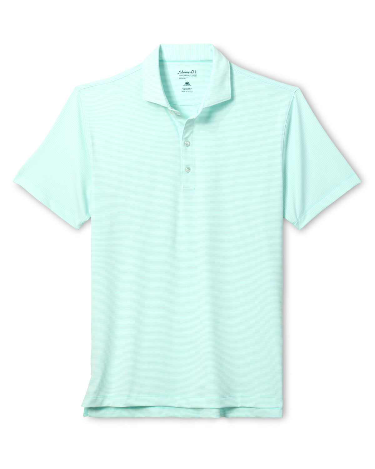 Johnnie-O Men's Lyndonn Stripe Performance Jersey Polo Apparel Johnnie-O Santorini Blue Small