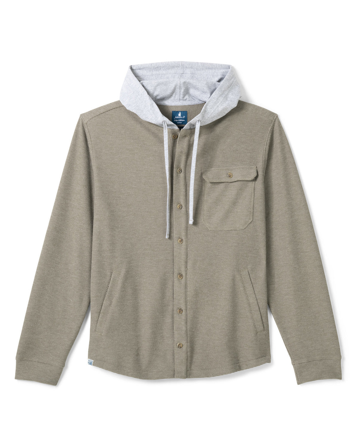 Johnnie-O Men's Jersey Hooded Shacket