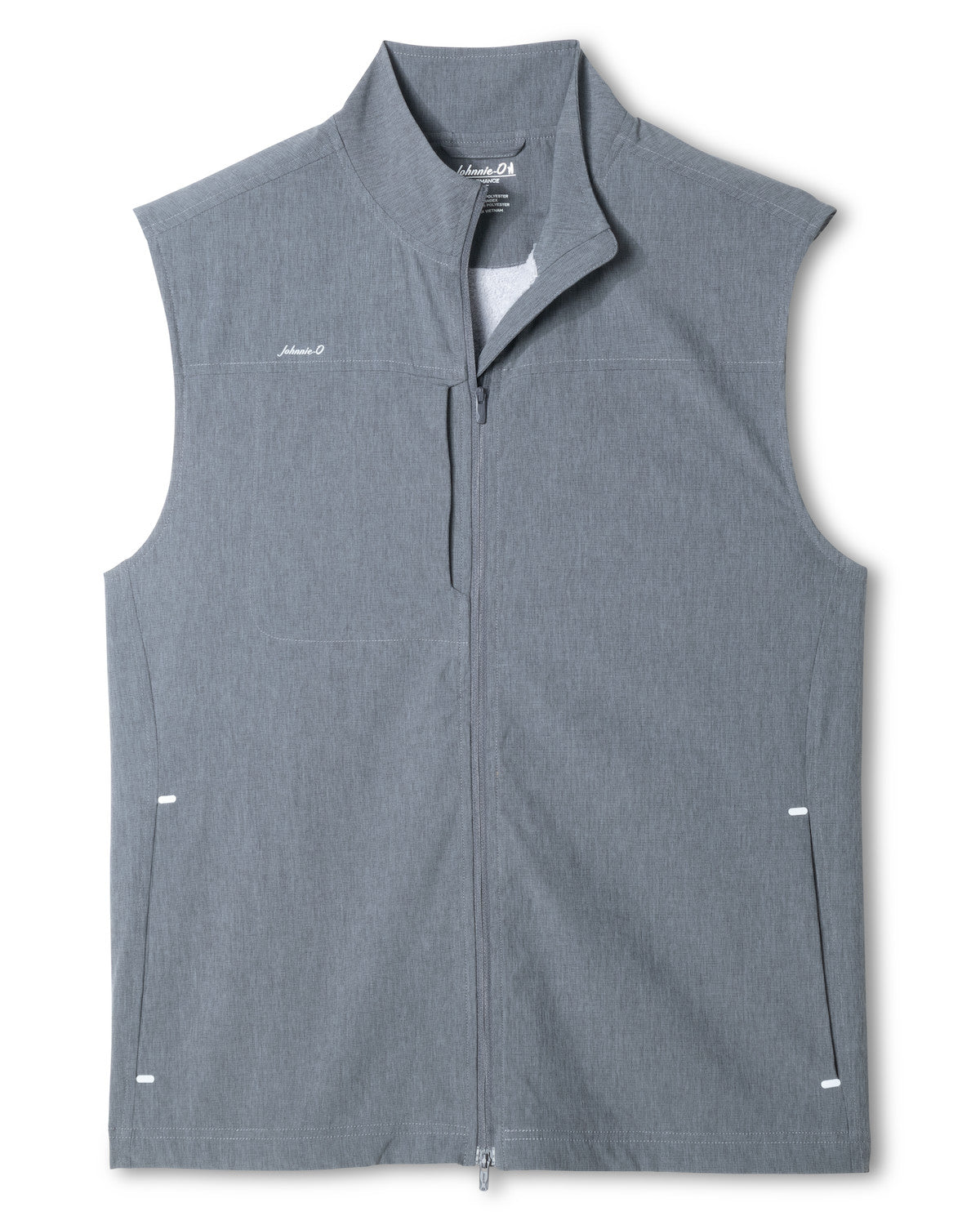 Johnnie-O Men's Big Sur Full-Zip Performance Vest with PrimaLoft®