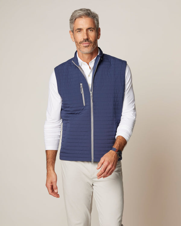 Johnnie-O Men's Crosswind Vest Apparel Johnnie-O Wake Small 