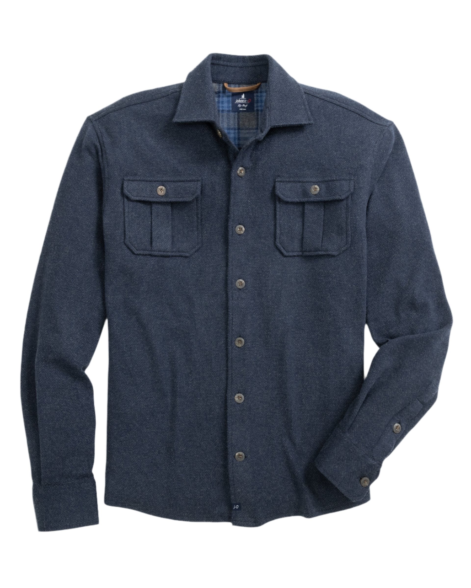 Johnnie-O Men's Briggs Button Up Shacket Apparel Johnnie-O