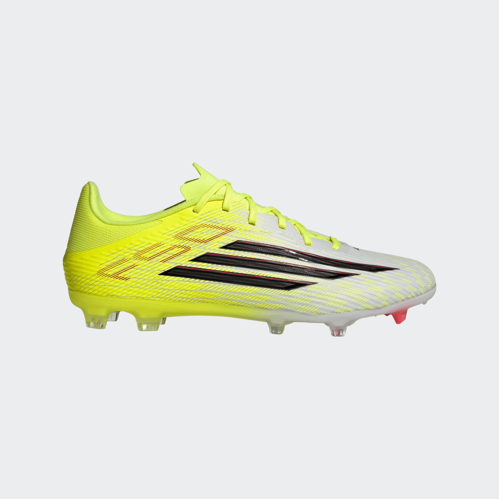 adidas F50 League FG/MG Soccer Cleats Footwear Adidas Tesoye/Core Black/Lucid Red-JR8995 6.5