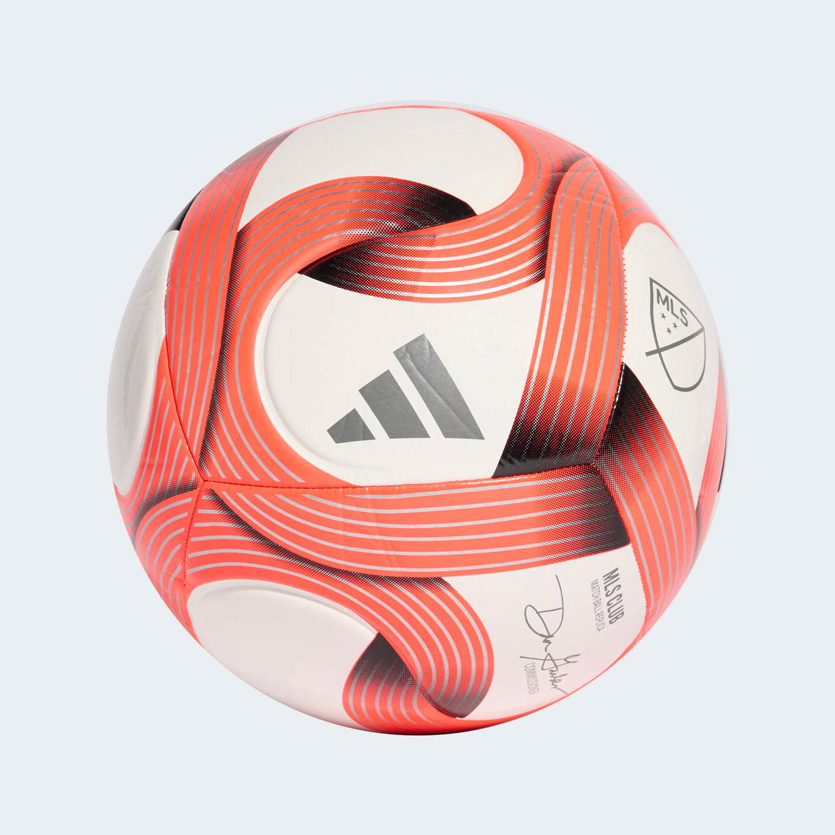 adidas MLS Club 2026 Soccer Ball Equipment Adidas White/Red-JW1323 3