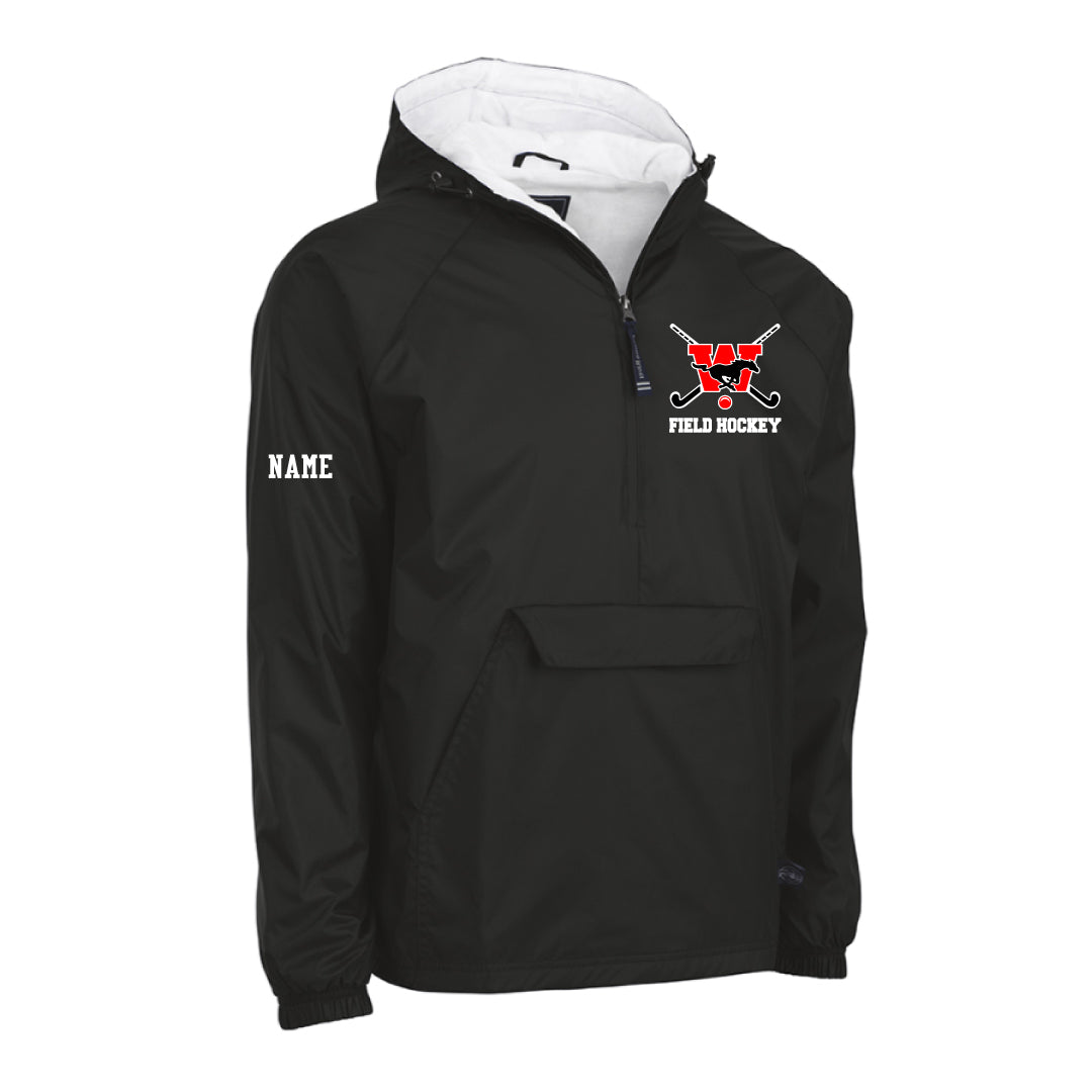 Warde Field Hockey Hooded 1/4 Zip Wind jacket