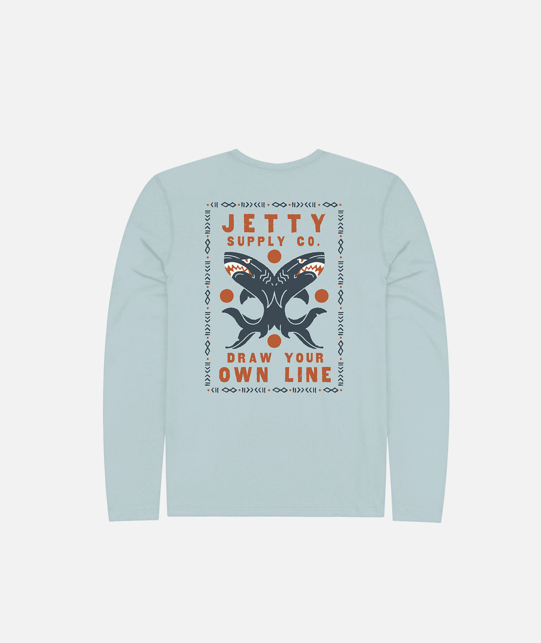 Jetty Kids' Thrash UV Long Sleeve Tee Apparel Jetty Light Blue Youth Small 