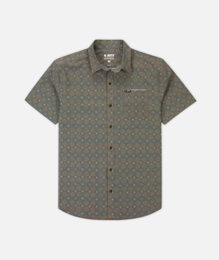 Jetty Men's Garwood Shirt Apparel Jetty Deep Sea Small