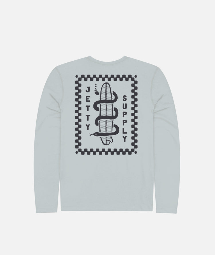 Jetty Youth Snaker UV Long Sleeve Apparel Jetty Grey Youth Small